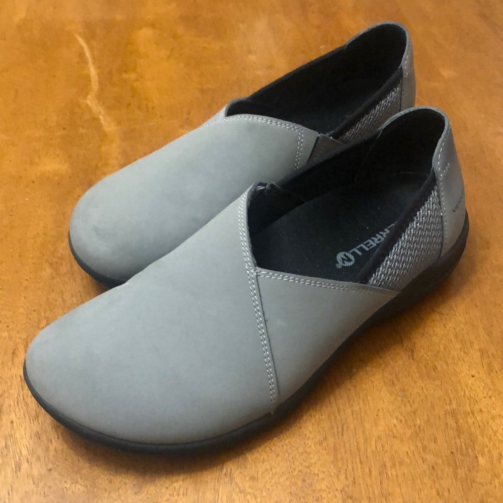 Charcoal Grey Merrell Loafer Clogs Like New